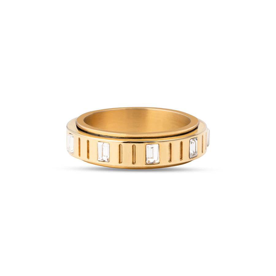 Fidget Nez ring gold