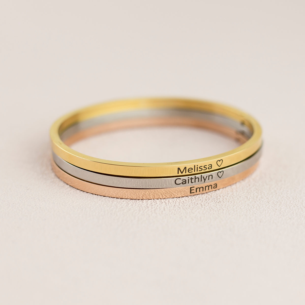 Name bangle gold