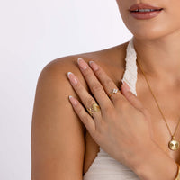 Mini blossom gold 18K set