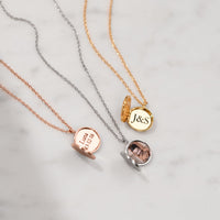 Sparkle locket silver