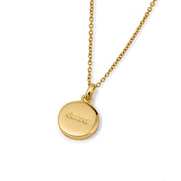 Sunray locket gold
