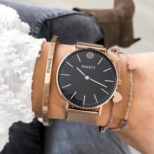 Name bangle rosé gold